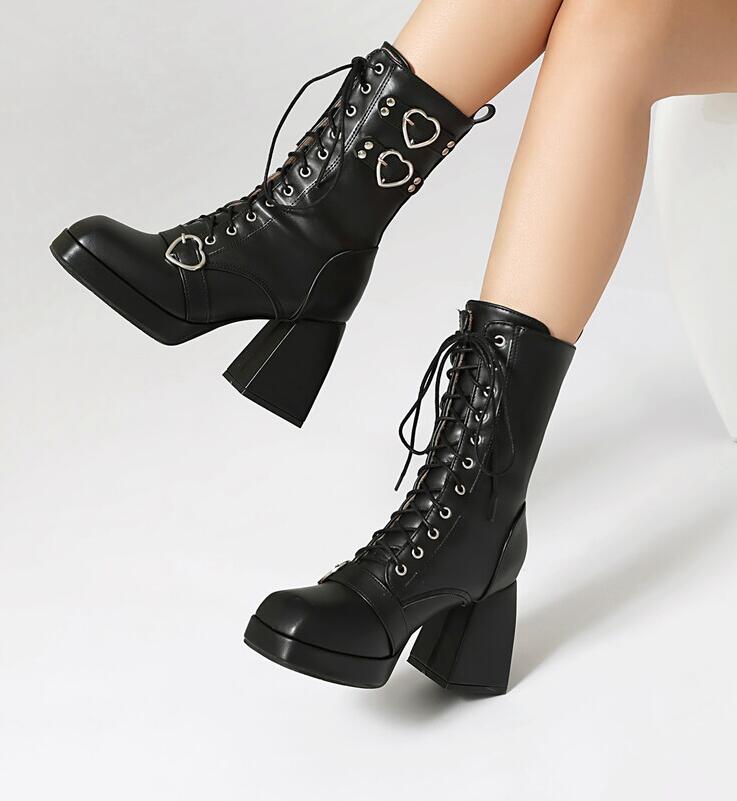 特売セール ブーツ レディース 靴 ショートブーツ 厚底 ジュース 大きいサイズ 22-29cm 厚底ブーツ コスプレ ロリータ風 編み上げブーツ ブーツ 太ヒール レースアップ 疲れない 歩きやすい 特売セール ブーツ レディース 靴 ショートブーツ 厚底 ジュース 大きいサイズ 22-29cm 厚底ブーツ コスプレ ロリータ風 編み上げブーツ ブーツ 太ヒール レースアップ 疲れない 歩きやすい