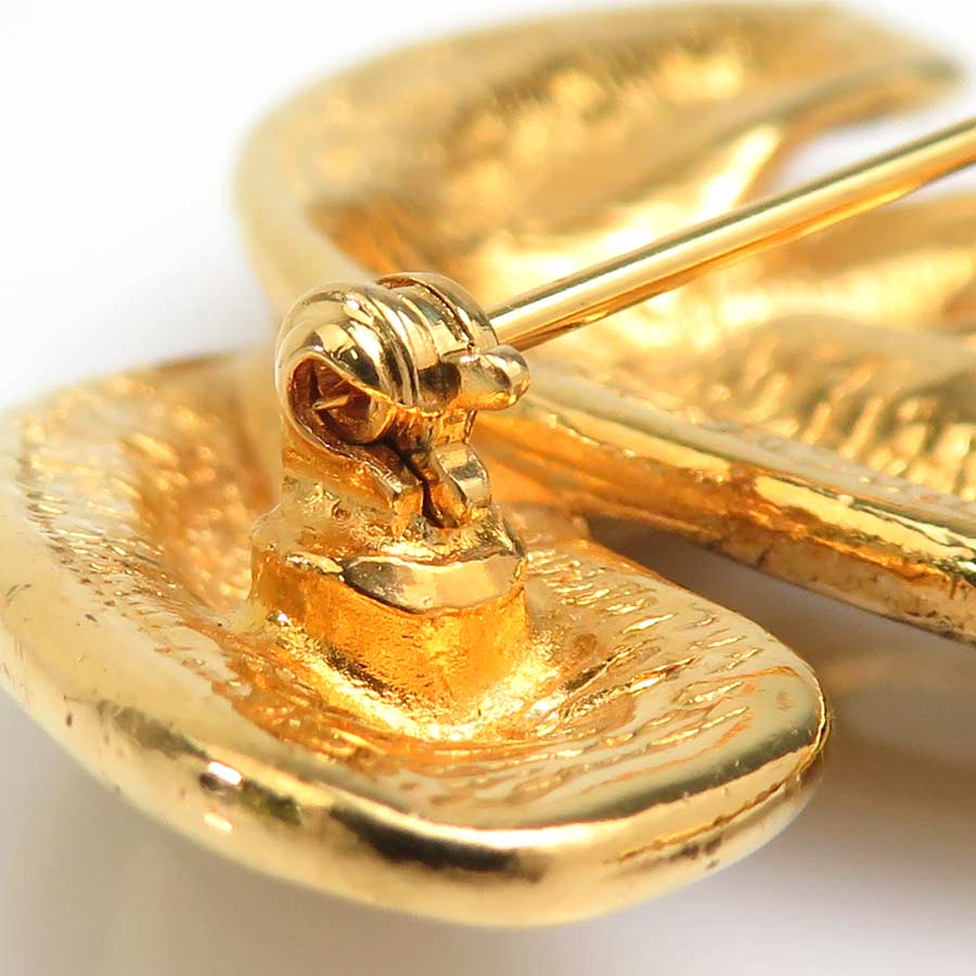 シャネル CHANEL ブローチ ココマーク メタル ゴールド レディース e60307a