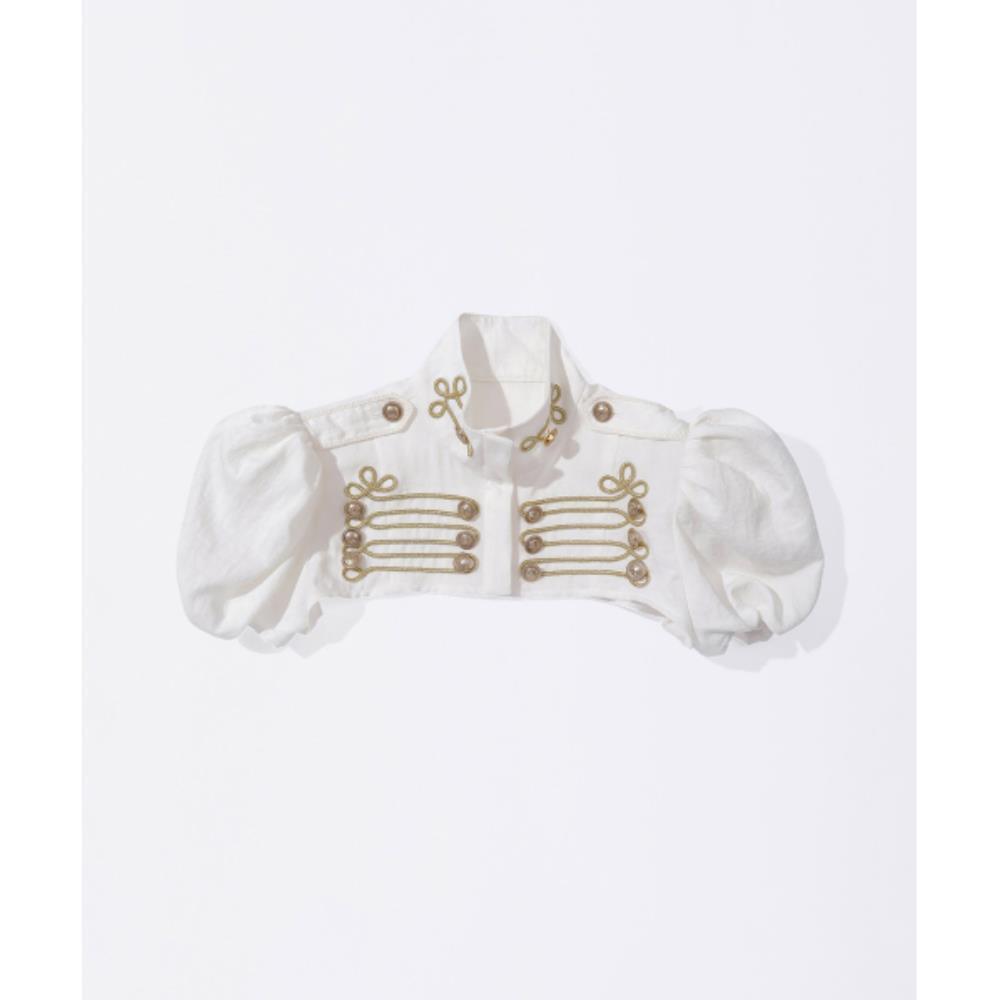 スカルプター Marine Crop Shirt White SC25S230WH