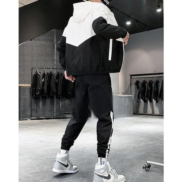 Qoo10] メンズ セットアップ スウェット 2点セ