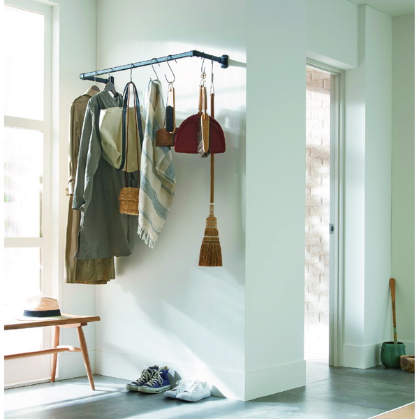 ハンギングバー H-1 正面付けCタイプセット 約278cmx15cm ブラック ハンギングバー H-1 正面付けCタイプセット 約278cmx15cm ブラック