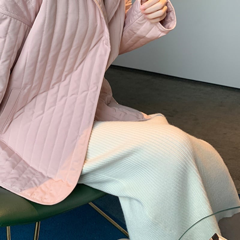 ２color ロングワンピース ニットワンピース キャミソール ニット Vネック