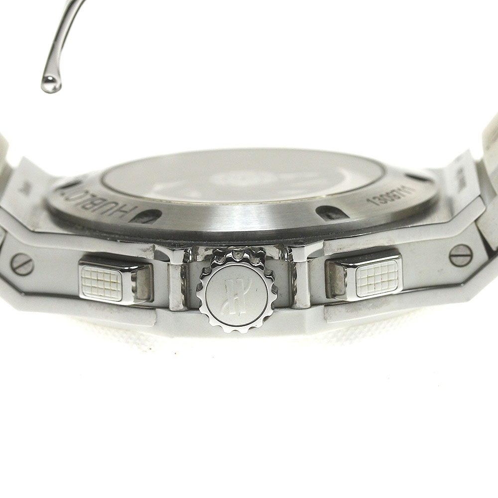 ウブロ HUBLOT 301.SE.230.RW ビッグバン スチールホワイト クロノグラフ 自動巻き メンズ 保証書付き_846529【中古】 ウブロ HUBLOT 301.SE.230.RW ビッグバン スチールホワイト クロノグラフ 自動巻き メンズ 保証書付き_846529【中古】