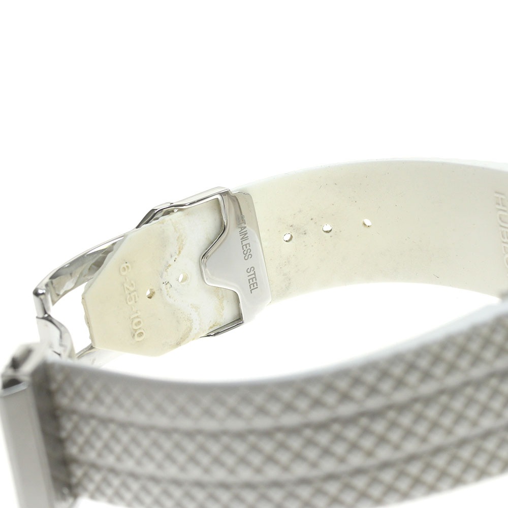 ウブロ HUBLOT 301.SE.230.RW ビッグバン スチールホワイト クロノグラフ 自動巻き メンズ 保証書付き_846529【中古】 ウブロ HUBLOT 301.SE.230.RW ビッグバン スチールホワイト クロノグラフ 自動巻き メンズ 保証書付き_846529【中古】