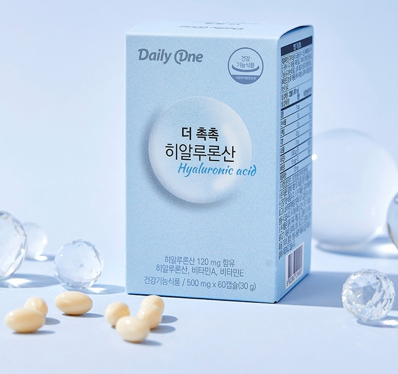 Daily one よりしっとりヒアルロン酸 30gx3ea (60錠x3本) Daily one よりしっとりヒアルロン酸 30gx3ea (60錠x3本)