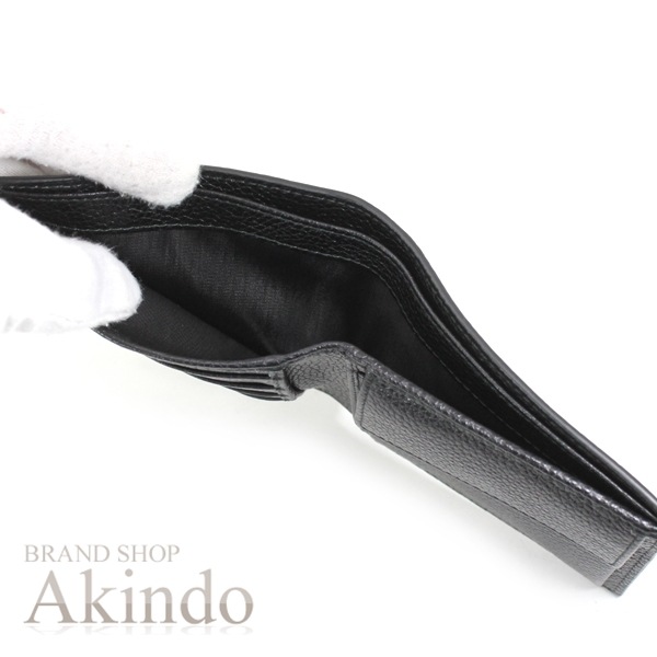 【新品・未使用】プラダ 財布 二つ折り財布 黒 ブラック レザー 本革 カード入れ 小銭入れ メンズ 2MO738 PRADA 2つ折り サイフ コンパクト ウォレット 便利 ブランド 人気 プレゼン