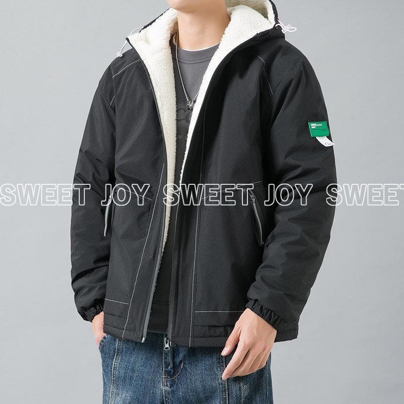 品質いいな新品 ジャケット メンズ ボアジャケット アウター 裏ボア ブルゾン 裏起毛 おしゃれ 防寒 冬 ゆったり 暖かい