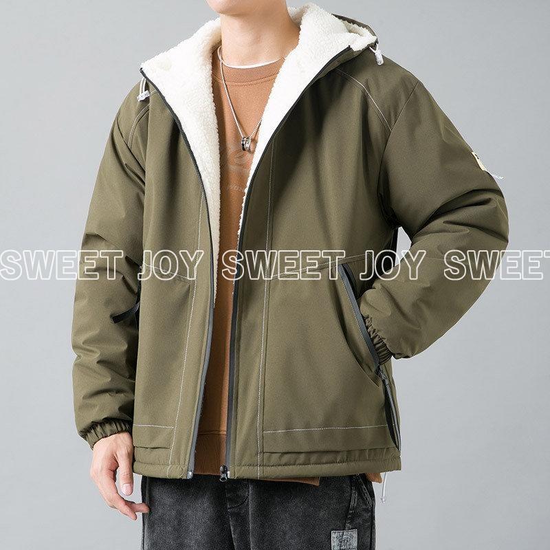 品質いいな新品 ジャケット メンズ ボアジャケット アウター 裏ボア ブルゾン 裏起毛 おしゃれ 防寒 冬 ゆったり 暖かい