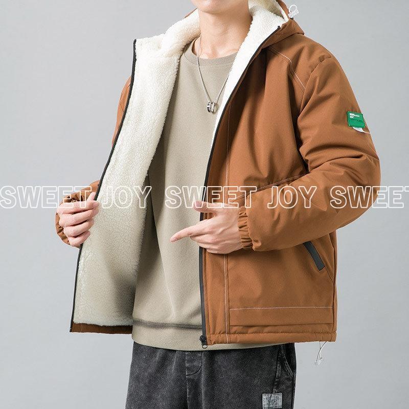 品質いいな新品 ジャケット メンズ ボアジャケット アウター 裏ボア ブルゾン 裏起毛 おしゃれ 防寒 冬 ゆったり 暖かい