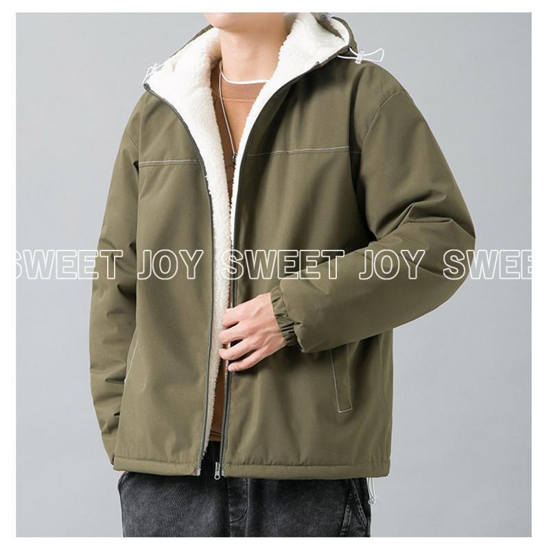 品質いいな新品 ジャケット メンズ ボアジャケット アウター 裏ボア ブルゾン 裏起毛 おしゃれ 防寒 冬 ゆったり 暖かい