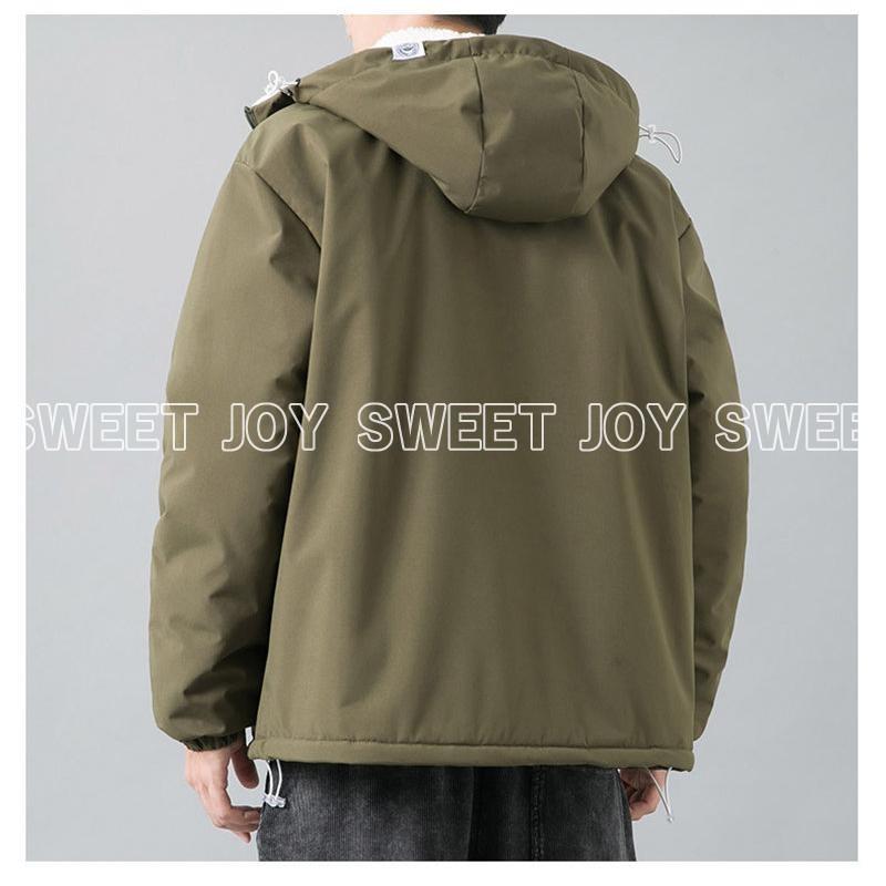 品質いいな新品 ジャケット メンズ ボアジャケット アウター 裏ボア ブルゾン 裏起毛 おしゃれ 防寒 冬 ゆったり 暖かい