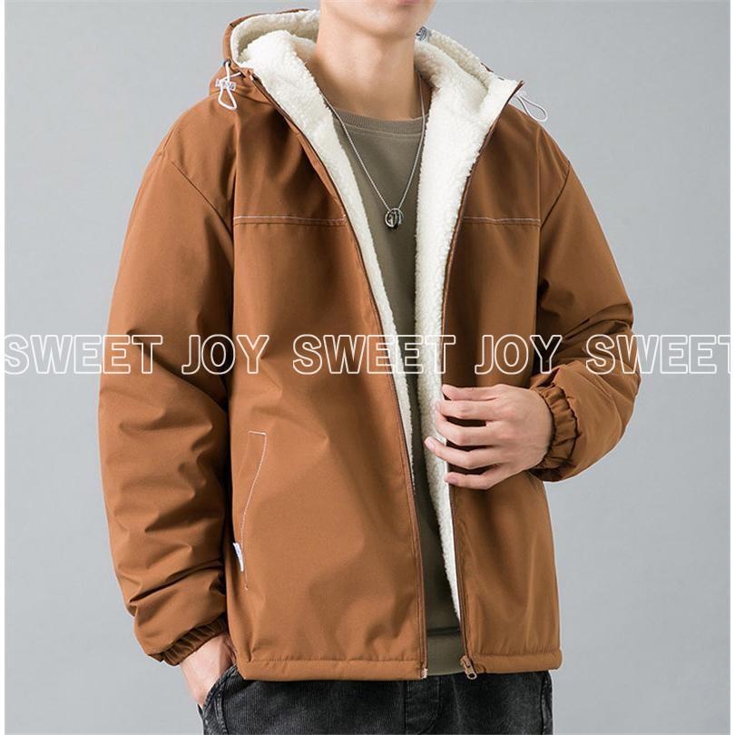 品質いいな新品 ジャケット メンズ ボアジャケット アウター 裏ボア ブルゾン 裏起毛 おしゃれ 防寒 冬 ゆったり 暖かい