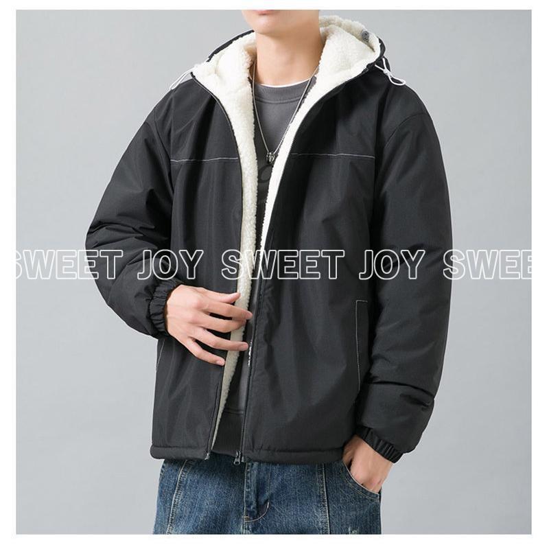品質いいな新品 ジャケット メンズ ボアジャケット アウター 裏ボア ブルゾン 裏起毛 おしゃれ 防寒 冬 ゆったり 暖かい