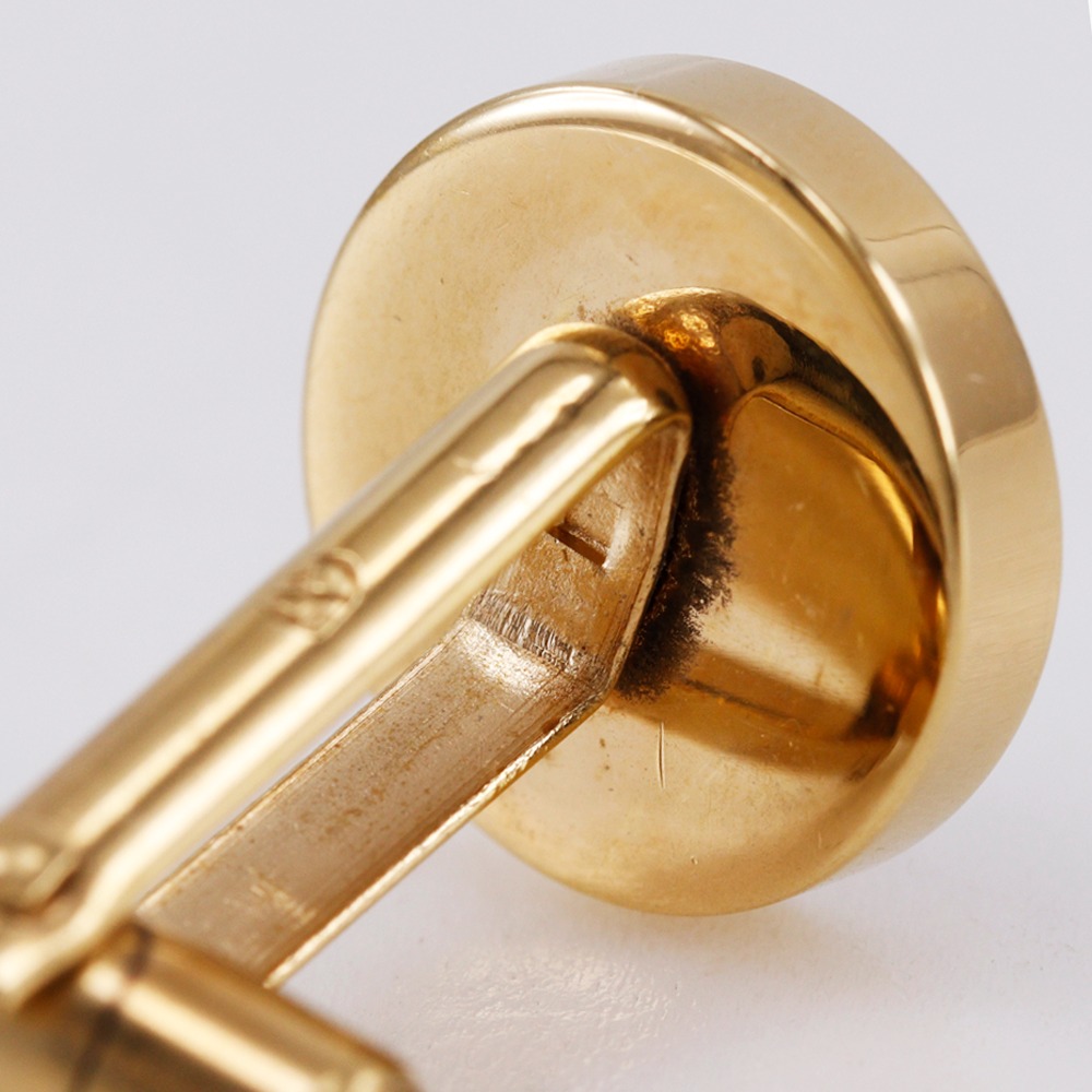 タイタックセット カフス 金メッキ 黒 メンズ 中古品 タイタックセット カフス 金メッキ 黒 メンズ 中古品