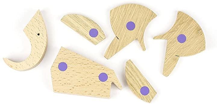 ESNAF TOYS マグネット 積み木 手作り 知育 インテリア 木製 天然木 Animal Ki ESNAF TOYS マグネット 積み木 手作り 知育 インテリア 木製 天然木 Animal Ki