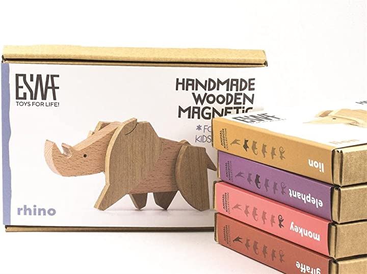 ESNAF TOYS マグネット 積み木 手作り 知育 インテリア 木製 天然木 Animal Ki ESNAF TOYS マグネット 積み木 手作り 知育 インテリア 木製 天然木 Animal Ki
