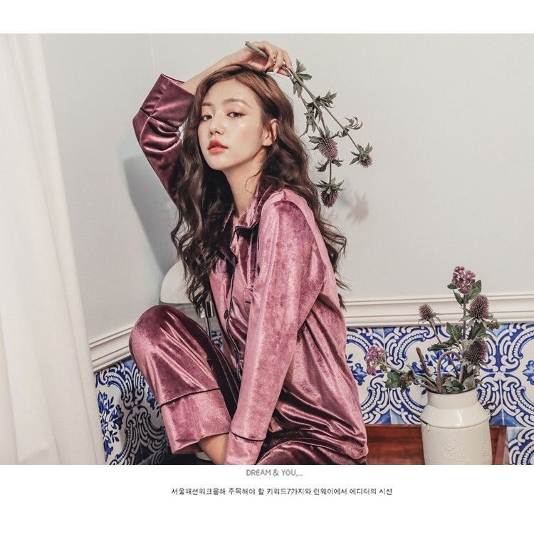 ネグリジェ レディースパジャマ ペア秋冬 前開きベルベットネグリジェ フェイク ナイトガウン 長袖 ネグリジェ レディースパジャマ ペア秋冬 前開きベルベットネグリジェ フェイク ナイトガウン 長袖