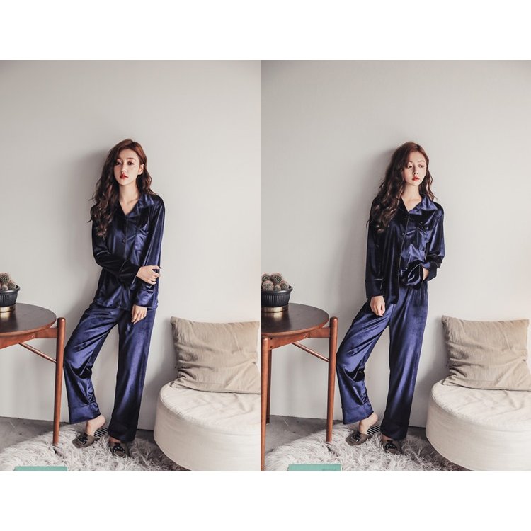 ネグリジェ レディースパジャマ ペア秋冬 前開きベルベットネグリジェ フェイク ナイトガウン 長袖 ネグリジェ レディースパジャマ ペア秋冬 前開きベルベットネグリジェ フェイク ナイトガウン 長袖