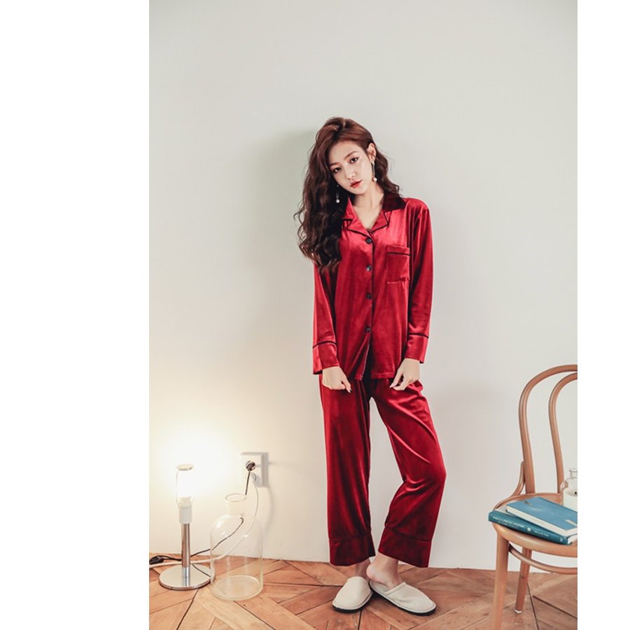 ネグリジェ レディースパジャマ ペア秋冬 前開きベルベットネグリジェ フェイク ナイトガウン 長袖 ネグリジェ レディースパジャマ ペア秋冬 前開きベルベットネグリジェ フェイク ナイトガウン 長袖