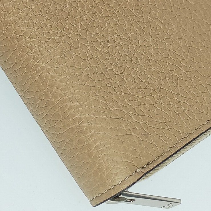 超美品 CELINE セリーヌ 長財布 ラージ ジップドウォレット - ベージュ系 オレンジレッド系 シルバー金具 レザー レディース バイカラー ラウンドファスナー【本物保証】 超美品 CELINE セリーヌ 長財布 ラージ ジップドウォレット - ベージュ系 オレンジレッド系 シルバー金具 レザー レディース バイカラー ラウンドファスナー【本物保証】