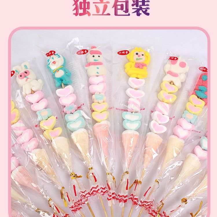 1240Pcs 漫画綿串子供用ひょうたんスナックキャンディスクールロリポップ 誕生日プレゼント_5