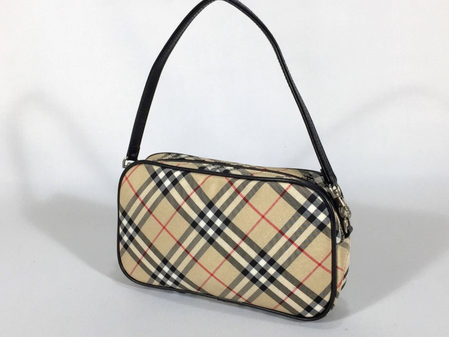ハンドバッグ ノバチェック ナイロン 中古品
