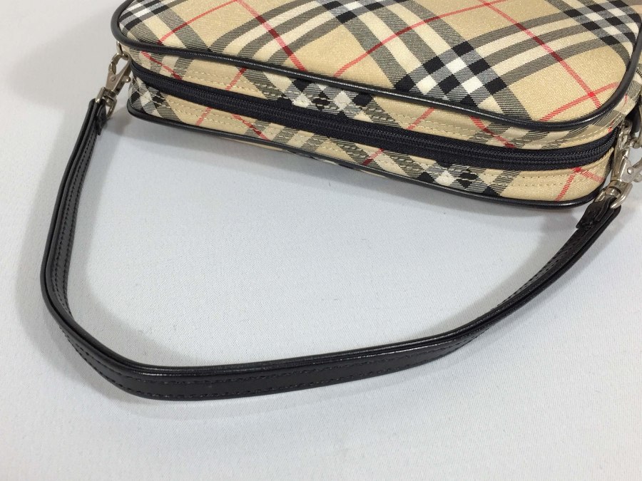 ハンドバッグ ノバチェック ナイロン 中古品