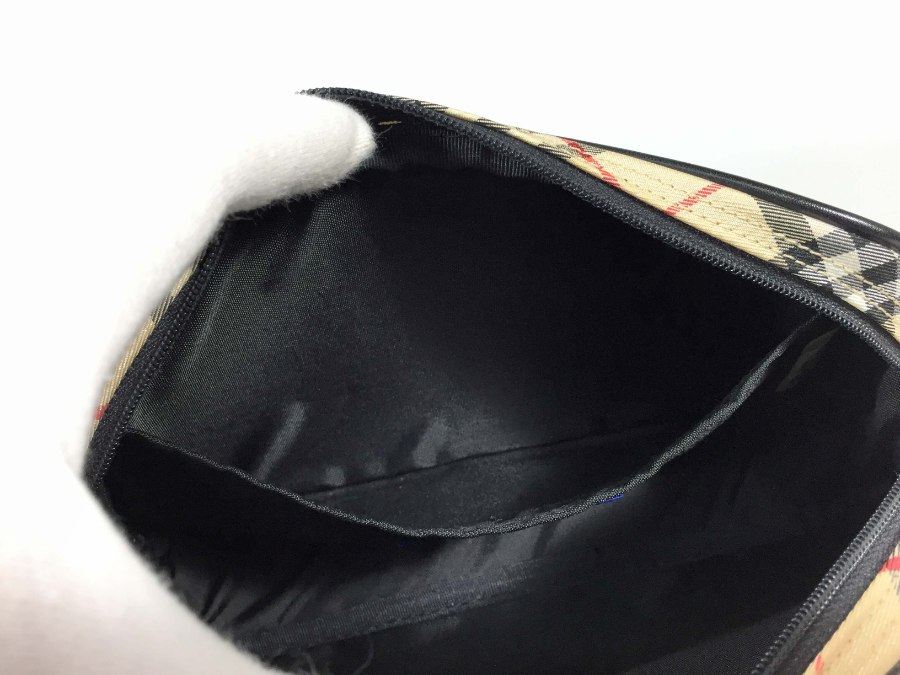 ハンドバッグ ノバチェック ナイロン 中古品