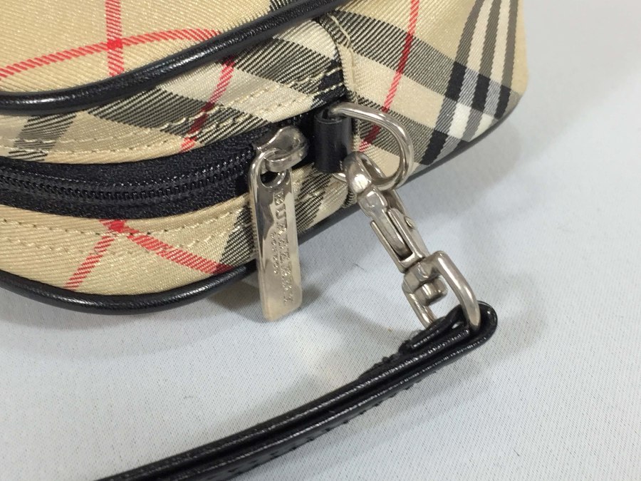 ハンドバッグ ノバチェック ナイロン 中古品