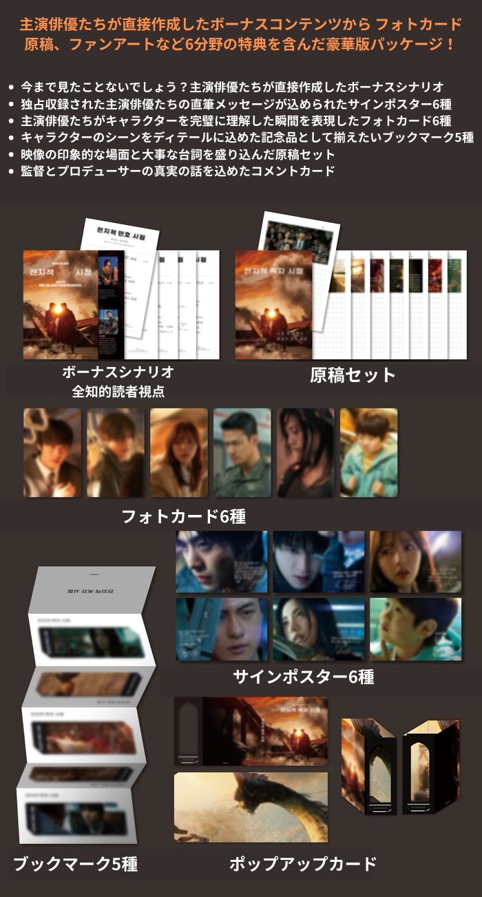 韓国書籍 アン・ヒョソプ, イ・ミンホ主演の映画 「全知的な読者の視点から : シナリオ クリアガイド」 限定版パッケージ