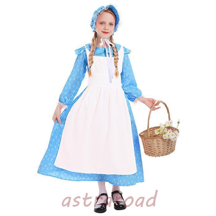 メイド服 キッズ ハロウィン キッズ 衣装 メイド 民族衣装 ハロウィン 子供 仮装 こども なりきり ハロウィンコスチューム コス 女の子 ハロウィン衣装