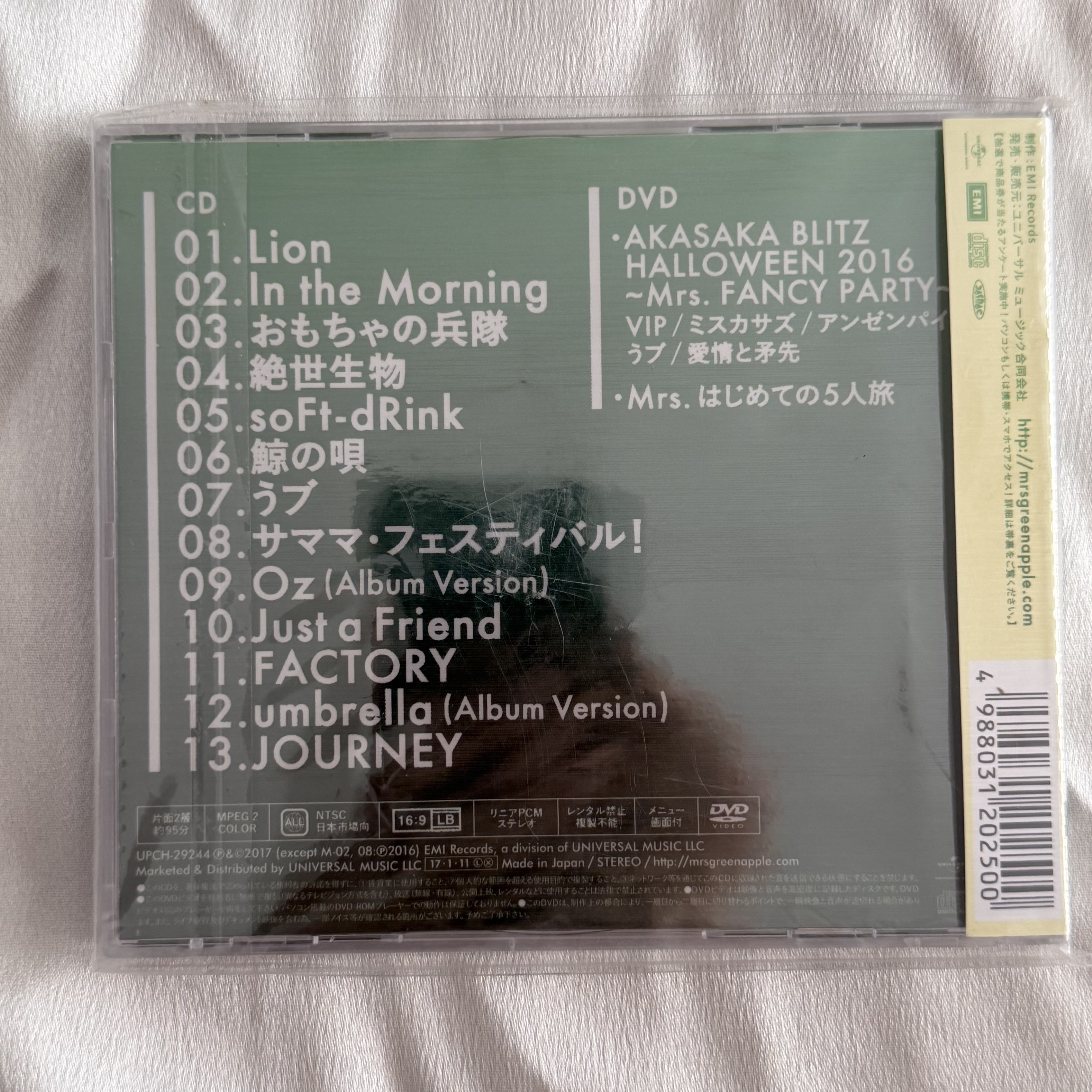 Qoo10] Mrs. GREEN APPLE [初回