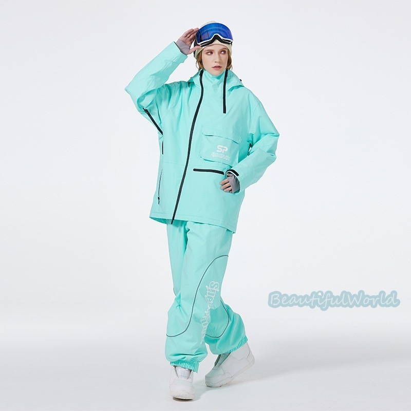 スノーボードウェア上下スキーウェア上下セットメンズレディーススノボウェアジャケットパンツ男女兼用スノーウェア撥水防風保温雪遊び スノーボードウェア上下スキーウェア上下セットメンズレディーススノボウェアジャケットパンツ男女兼用スノーウェア撥水防風保温雪遊び