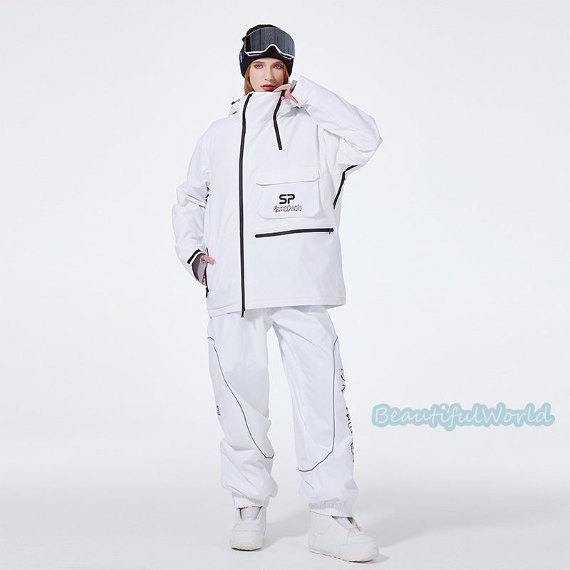 スノーボードウェア上下スキーウェア上下セットメンズレディーススノボウェアジャケットパンツ男女兼用スノーウェア撥水防風保温雪遊び スノーボードウェア上下スキーウェア上下セットメンズレディーススノボウェアジャケットパンツ男女兼用スノーウェア撥水防風保温雪遊び