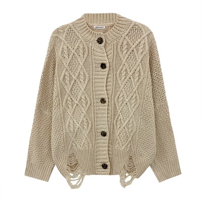 オーバーサイズ ケーブル編み ニット カーディガン トップス ミディアム丈 袖あり 長袖 ボリューム袖 ドロップショルダー ラウンドネック 襟なし ケーブルニット 編み込み 厚手 かわいい 大人可愛い オーバーサイズ ケーブル編み ニット カーディガン トップス ミディアム丈 袖あり 長袖 ボリューム袖 ドロップショルダー ラウンドネック 襟なし ケーブルニット 編み込み 厚手 かわいい 大人可愛い