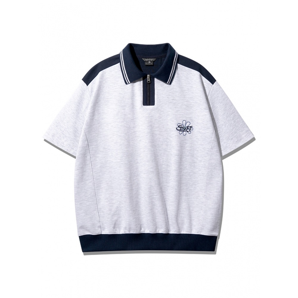 WV PROJECTフォーティカラ半袖TシャツホワイトオートミールMJST7664
