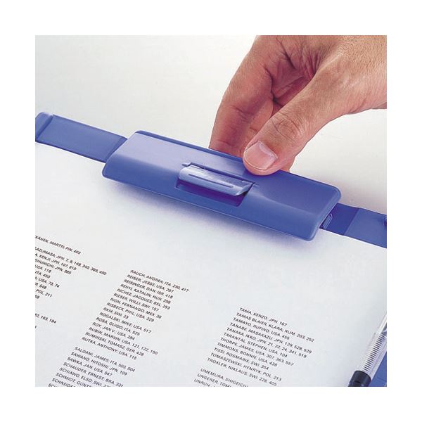 (まとめ) リヒトラブ クリップボード B4タテ ブルーバイオレット A-973U-23 1枚 (×10セット)