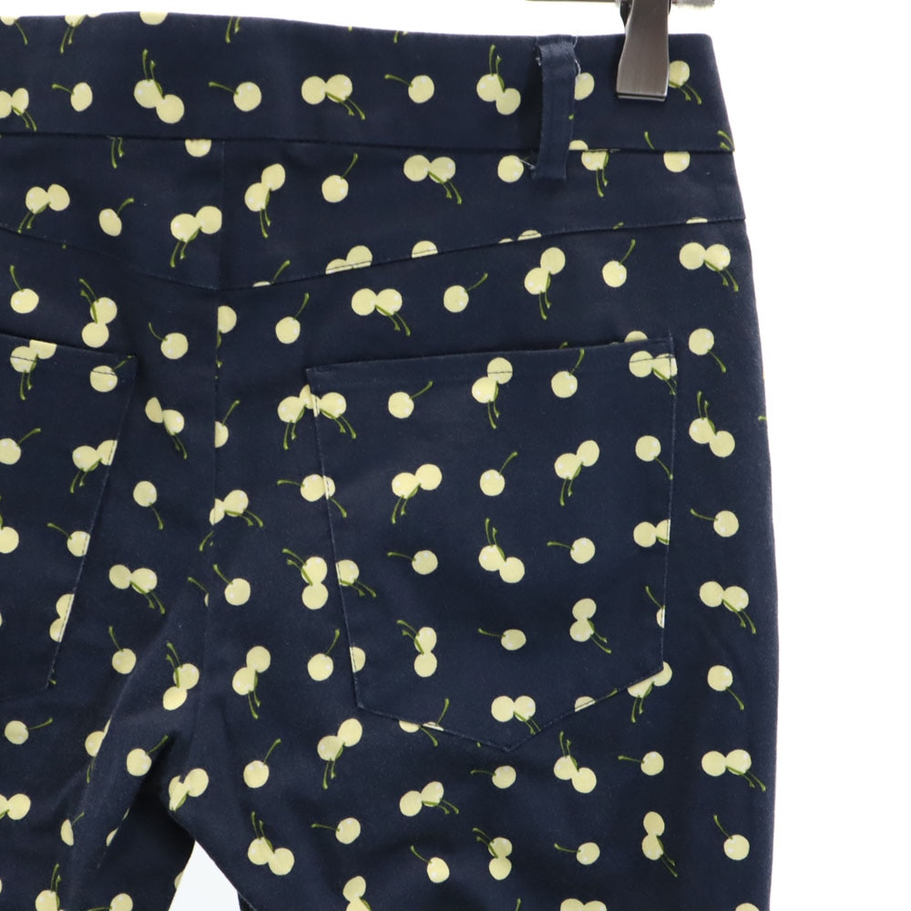 マックスアンドコー チェリー柄 スキニーパンツ 38 ネイビー MAX&CO レディース マックスアンドコー チェリー柄 スキニーパンツ 38 ネイビー MAX&CO レディース