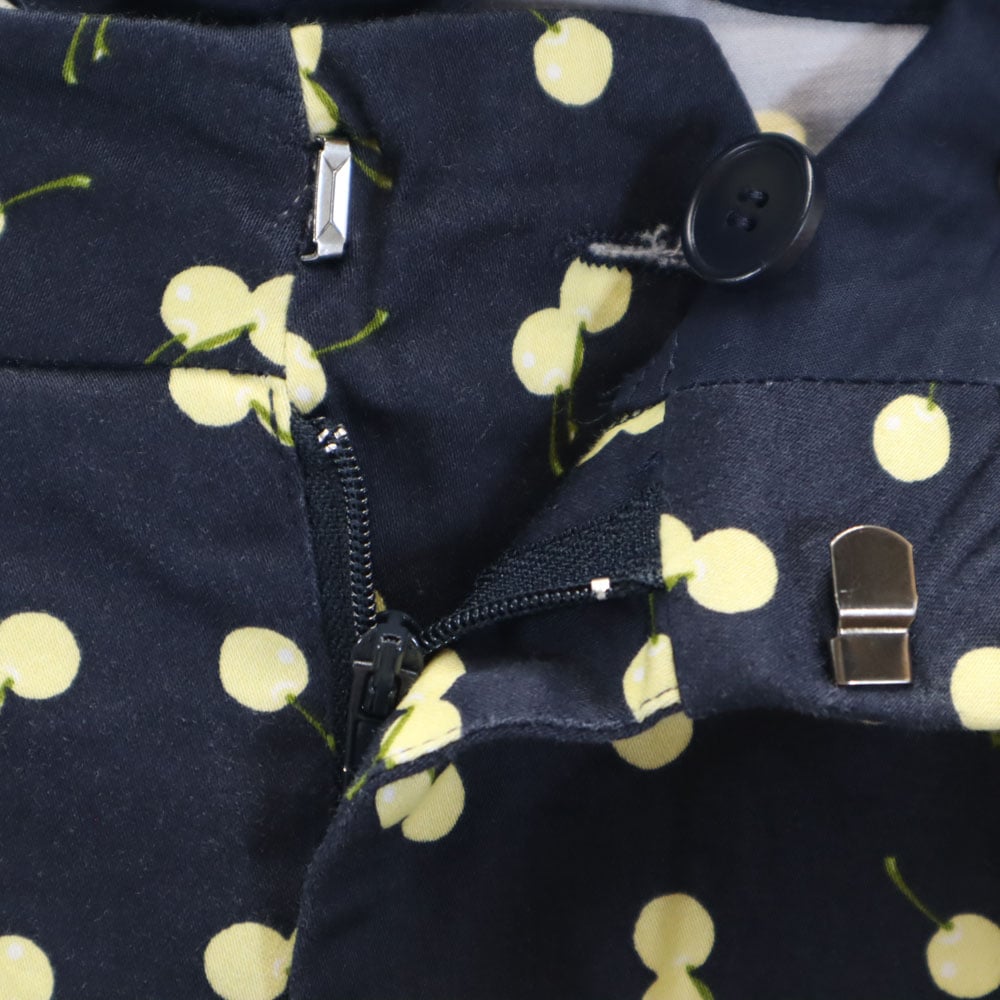 マックスアンドコー チェリー柄 スキニーパンツ 38 ネイビー MAX&CO レディース マックスアンドコー チェリー柄 スキニーパンツ 38 ネイビー MAX&CO レディース