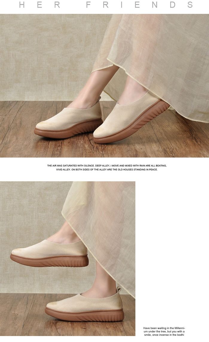 本革 モカシン レディースシューズ 牛革 モカシンシューズ 革製 ローカット ラウンドトゥ 厚底 柔らかい コンフォート 蒸れない ローファー ハイキング 美脚 フラットシューズ カジュアルシューズ