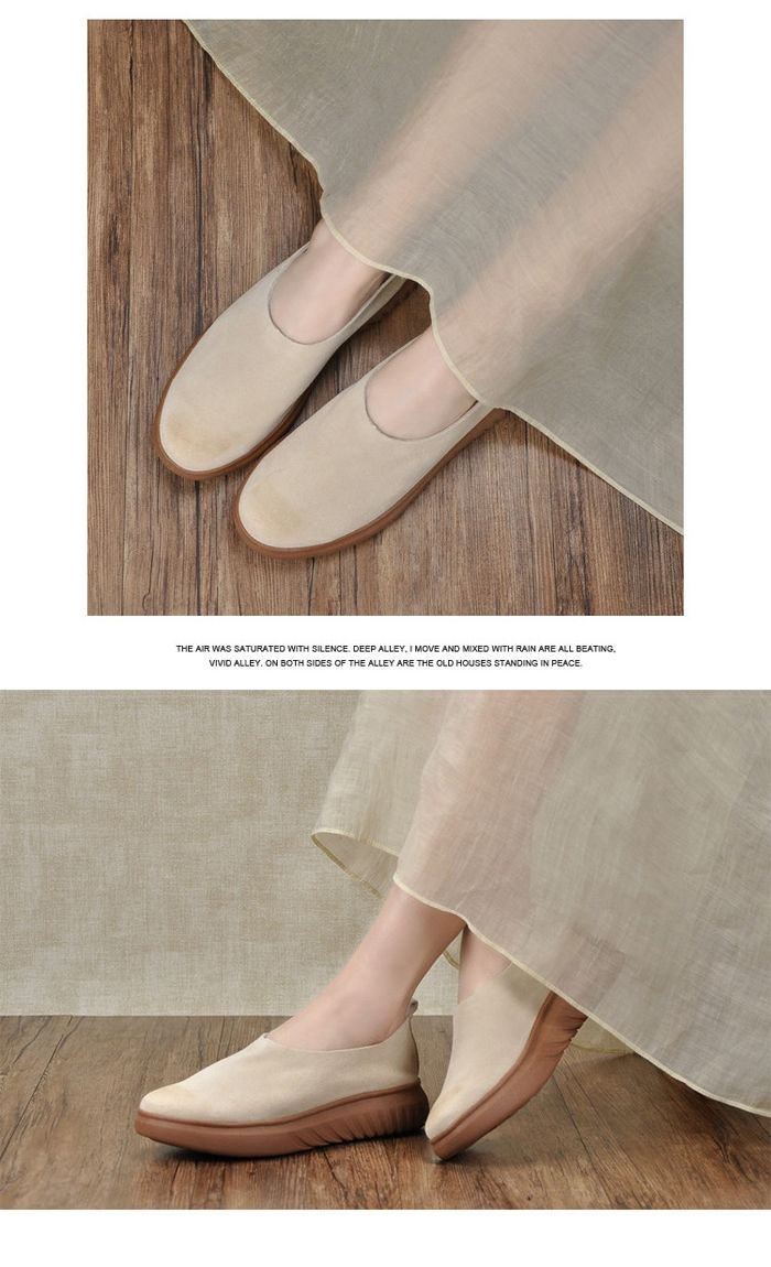 本革 モカシン レディースシューズ 牛革 モカシンシューズ 革製 ローカット ラウンドトゥ 厚底 柔らかい コンフォート 蒸れない ローファー ハイキング 美脚 フラットシューズ カジュアルシューズ