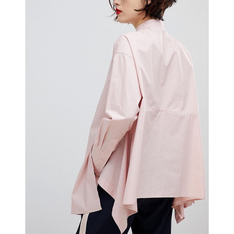 エッセンシャル レディース トップス ブラウス・シャツ【Essentiel Antwerp Purity Oversized Shirt】Peggy pink エッセンシャル レディース トップス ブラウス・シャツ【Essentiel Antwerp Purity Oversized Shirt】Peggy pink