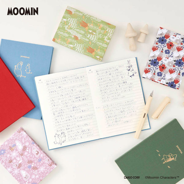 （まとめ買い）ダイゴー フリータイプ日記帳 イージージャーナル B7 ムーミン グリーン R2361 [x3]