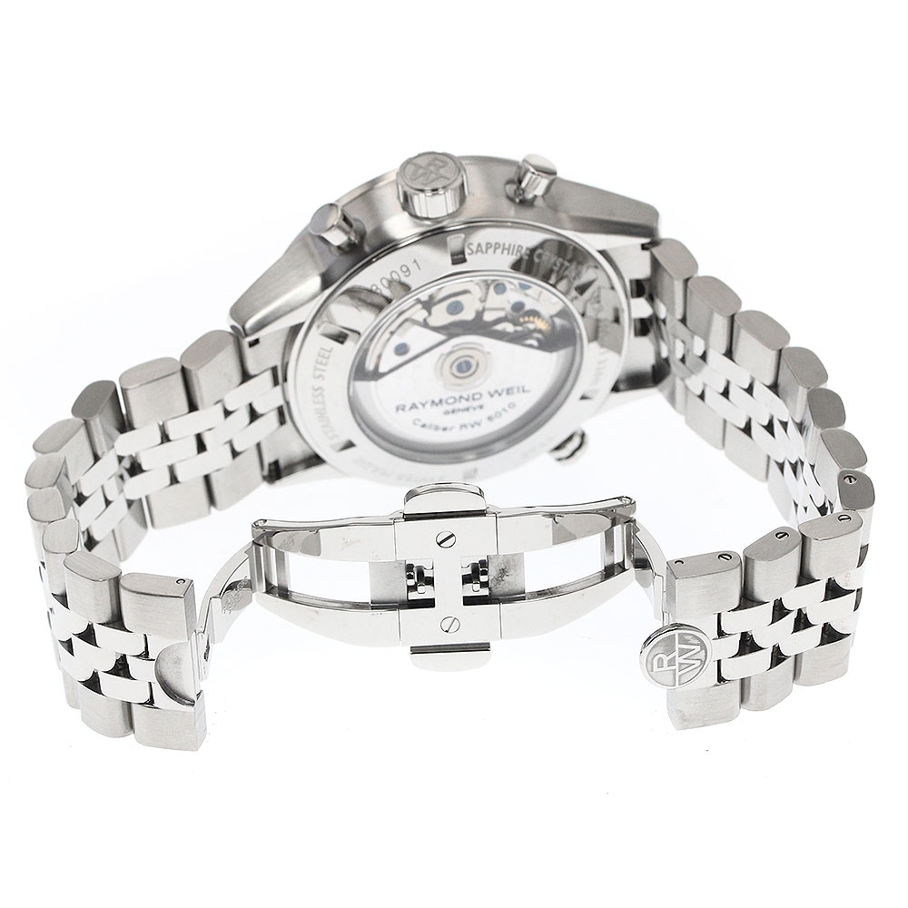 レイモンドウィル RAYMOND WEIL 7740-ST-30001 フリーランサー クロノグラフ 自動巻き メンズ 美品 箱・保証書付き_894403【中古】 レイモンドウィル RAYMOND WEIL 7740-ST-30001 フリーランサー クロノグラフ 自動巻き メンズ 美品 箱・保証書付き_894403【中古】