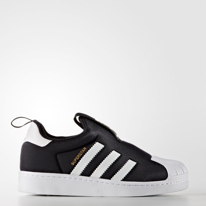 (アディダス) adidas Kids Superstar 360 C S32130 ブラック スーパースター キッズ 子供 スリッポン スニーカー