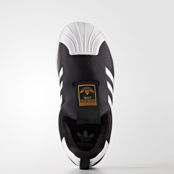 (アディダス) adidas Kids Superstar 360 C S32130 ブラック スーパースター キッズ 子供 スリッポン スニーカー
