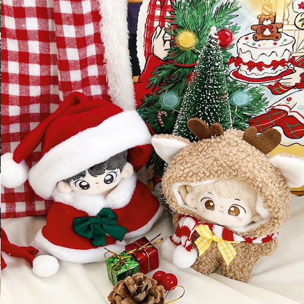 Qoo10] 【クリスマス ぬいぐるみ服】 10cm
