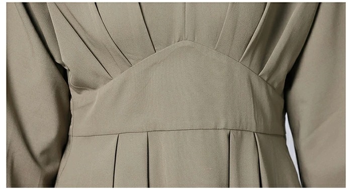 お財布に優しいワンピース レディース ロングワンピース 大きいサイズ 長袖 ミモレ丈 ハイウエスト aライン きれいめ エレガント 美シルエット 春 秋 体型カバー ゆったり おしゃれ シンプル カジ