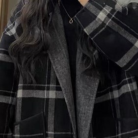 チェックコート ブラック アウター コート ブルゾン ジャケット スリム 細身 ストレート スマート チェックコート ブラック アウター コート ブルゾン ジャケット スリム 細身 ストレート スマート