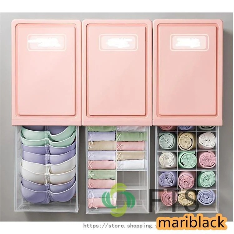 メガ割 下着収納ケーボック靴パンブラジャインナーランジェリ引き出仕切防防カ多機単小物整理ボック多機おしゃれ福袋